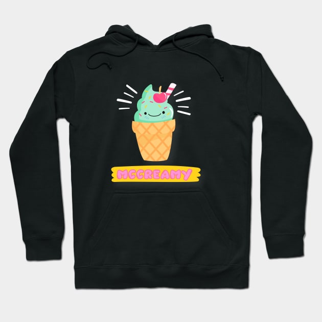 Vintage Mccreamy  Ice cream cold Hoodie by Yourex